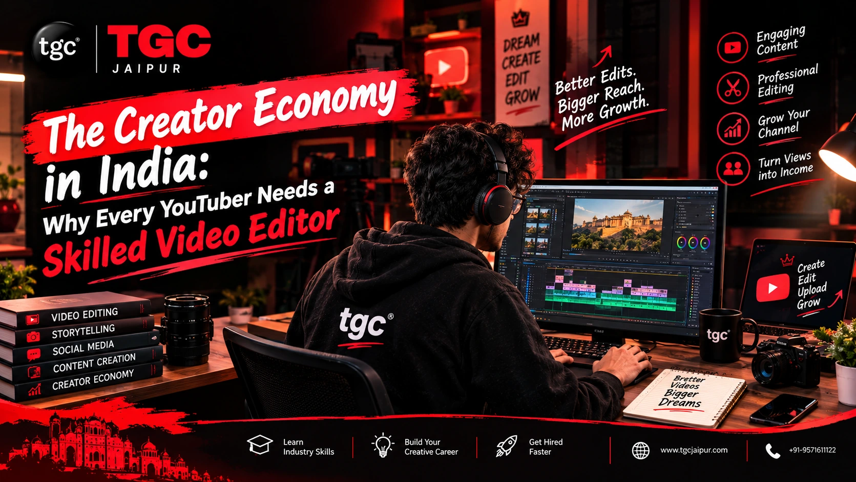 The Creator Economy in India: Why Every YouTuber Needs a Skilled Video Editor